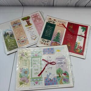 Lot of 3 (12 sheets) Vintage 1980s Gift Tags Labels Current  Christmas Birthday